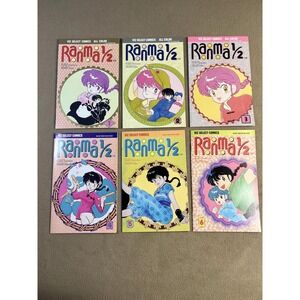 Ranma 1/2 Manga Volumes 1 2 3 4 5 6 VIZ Select Comics All Color